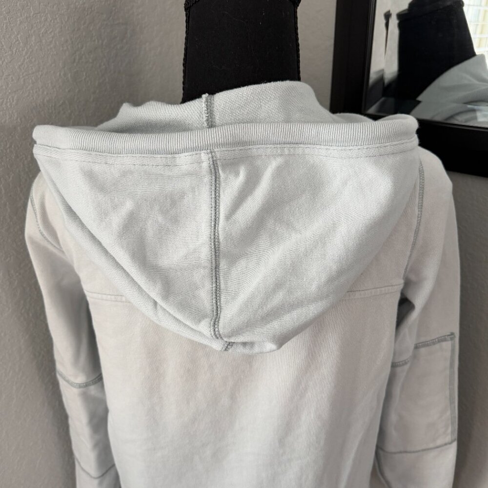 MADEWELL Full Zip Hoodie Sweatshirt Jacket Light Blue Small - Picture 10 of 14